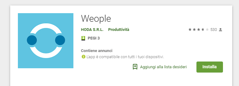 weople play store app android