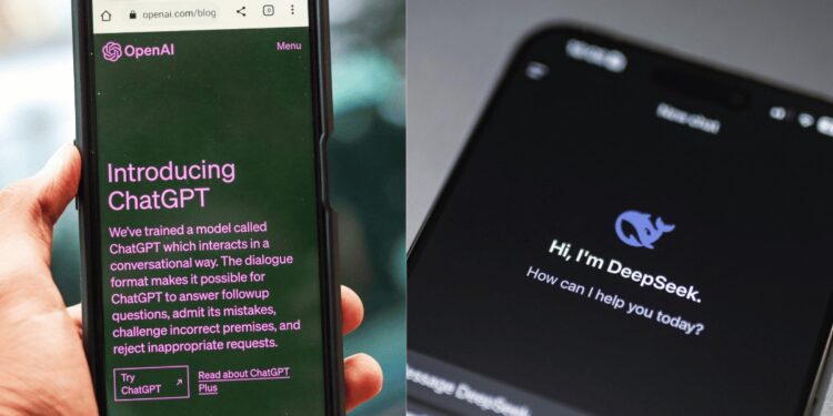 chatgpt confronto con deepseek
